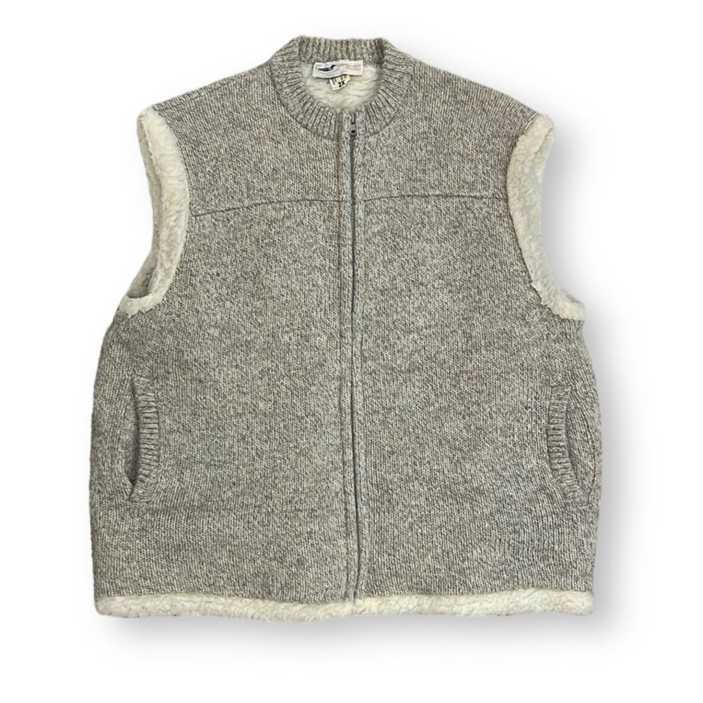 Winona Knits Sherpa Lined Sweater Vest Size 2X